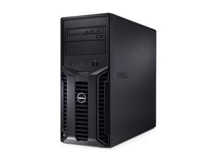DELL szerver PE T110 II. 4C E3-1230v2 3.3GHz, 1x4GB, 2x1TB NSAS Cab, H200, DVD- fotó, illusztráció : DELL_PE_T110_154747
