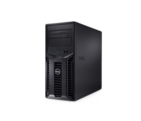 DELL szerver PE T110 II., 4C E3-1240v2 3.4GHz, 1x8GB, 2x1TB NSAS, H200, DVD-RW, fotó, illusztráció : DELL-PE-T110-177427