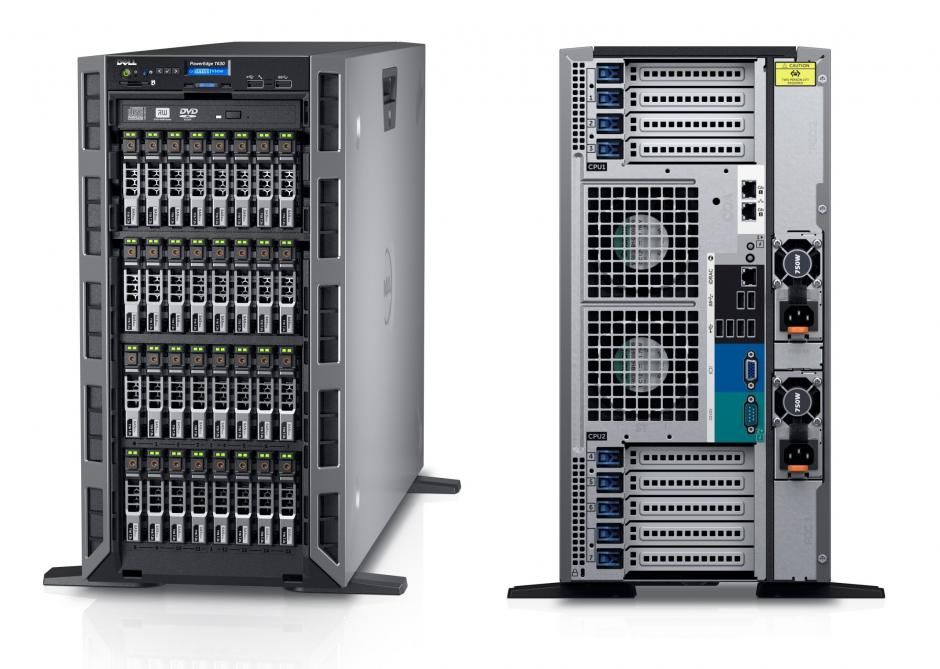 DELL PowerEdge T630 szerver E5-2620v3 1x16GB 3x1TB NSAS H730/1GB fotó, illusztráció : DELL-PE-T630-178911