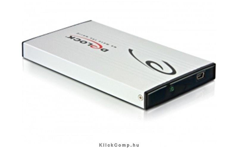 külső 2.5  SATA HDD keret USB 2.0 Delock fotó, illusztráció : DELOCK-42467