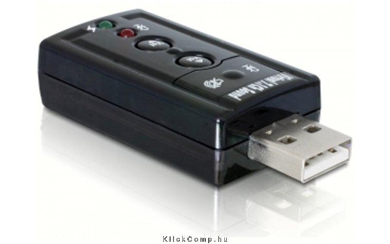 USB Sound Adapter 7.1 Delock fotó, illusztráció : DELOCK-61645