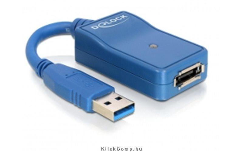 Adapter USB 3.0 > eSATA Delock fotó, illusztráció : DELOCK-61754