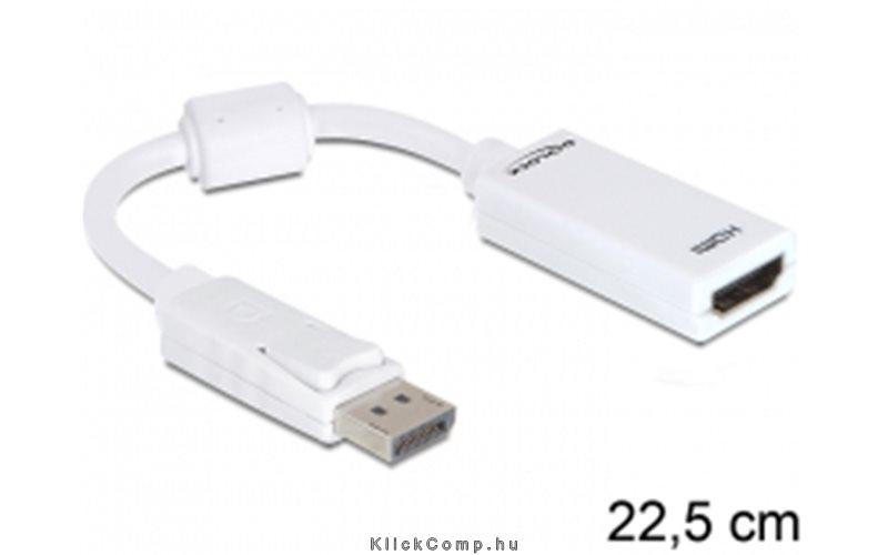 Adapter Displayport male > HDMI female Delock fotó, illusztráció : DELOCK-61767