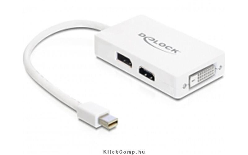 Adapter Displayport mini > Displayport / HDMI / DVI 29tűs Delock fotó, illusztráció : DELOCK-61768