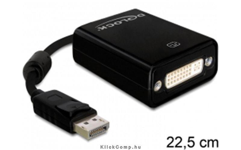 Adapter Displayport apa > DVI 24+5 anya Delock fotó, illusztráció : DELOCK-61847