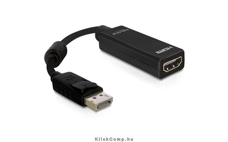Adapter Displayport apa > HDMI anya Delock fotó, illusztráció : DELOCK-61849