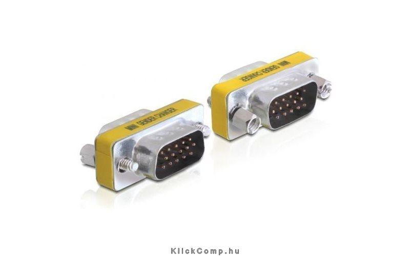 Adapter Gender Changer VGA male-male Delock fotó, illusztráció : DELOCK-65010