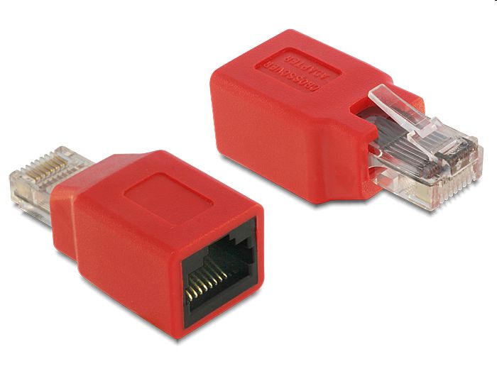 Delock 65025 RJ45 Crossover adapter male-female - Már nem forgalmazott termék fotó, illusztráció : DELOCK-65025