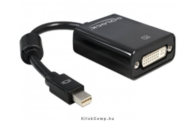 Adapter mini Displayport > DVI 24+5 pin female Delock fotó, illusztráció : DELOCK-65098