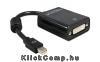 Adapter mini Displayport > DVI 24+5 pin female Delock DELOCK-65098 Technikai adatok