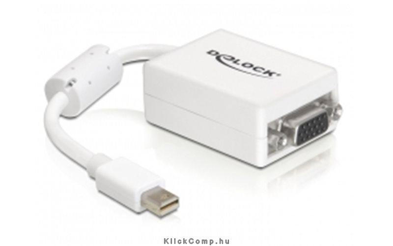 Adapter mini Displayport > VGA 15 pin female Delock fotó, illusztráció : DELOCK-65130