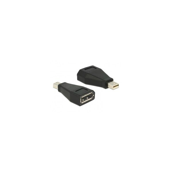 Adapter Displayport mini male > Displayport female fotó, illusztráció : DELOCK-65238