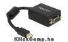 adapter mini Displayport > VGA 15 pin anya fekete Delock DELOCK-65256 Technikai adatok