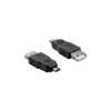 Adapter USB mini male > USB 2.0-A female OTG DELOCK-65399 Technikai adatok