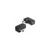 USB-B mini 5 pin apa   anya adapter 90°-ban elforgatott DELOCK-65448 Technikai adatok