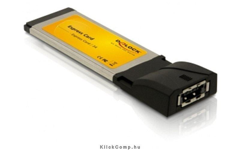 Express Card > 1x Power Over eSATA Delock fotó, illusztráció : DELOCK-66222