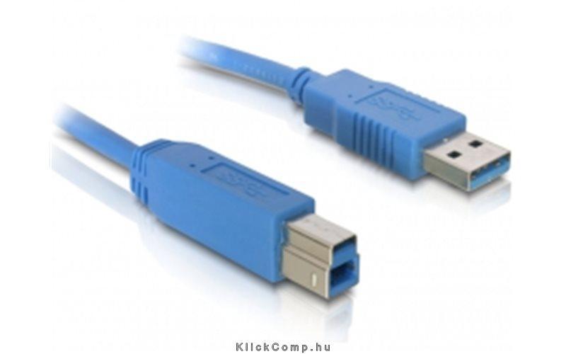 USB 3.0 összekötő kábel A/B, 3m Delock fotó, illusztráció : DELOCK-82581