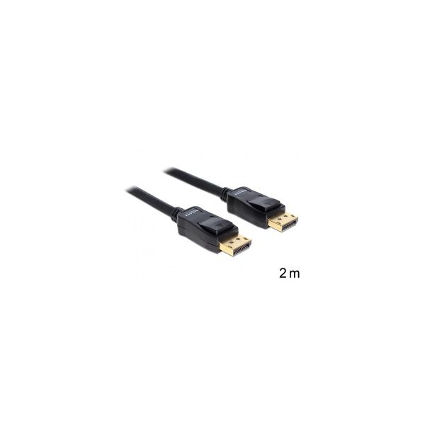 Displayport kábel apa-apa 2m 1,2 fotó, illusztráció : DELOCK-82585