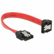kábel SATA3, egyenes lefelé, csatl. fémlappal Max.: 6Gb s 0.1m Delock DELOCK-83976 fotó