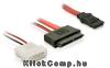 SATA kábel Micro SATA anya + 2 tűs hálózati SATA átalakító kábel Deloc DELOCK-84384 Technikai adatok