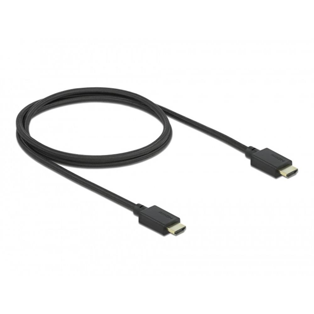 HDMI kábel 1m  8K 60Hz Delock Ultra nagy sebességu 48Gbps fotó, illusztráció : DELOCK-85387