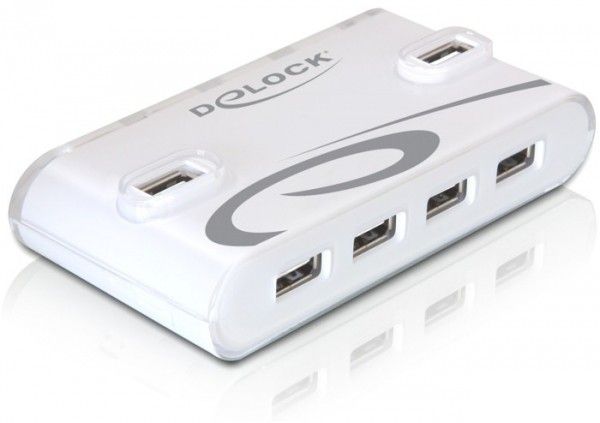 USB 2.0 Hub 10 port fotó, illusztráció : DELOCK-87468