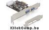 PCI Express kártya > 2x USB 3.0 Delock DELOCK-89243 Technikai adatok