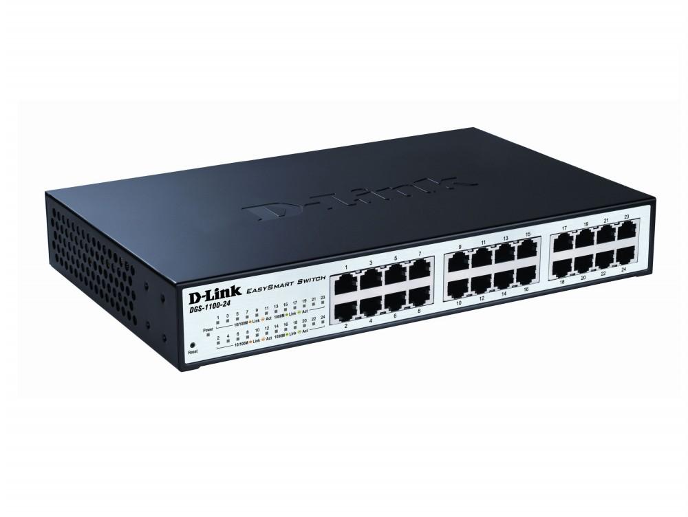 24 port Switch 10/100/1000 EasySmart Switch fotó, illusztráció : DGS-1100-24