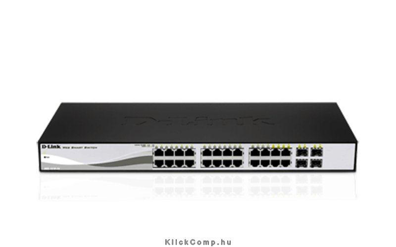 10 port switch 10/100/1000 Gigabit PoE Smart Switch including 2 Combo 1000BaseT fotó, illusztráció : DGS-1210-10P