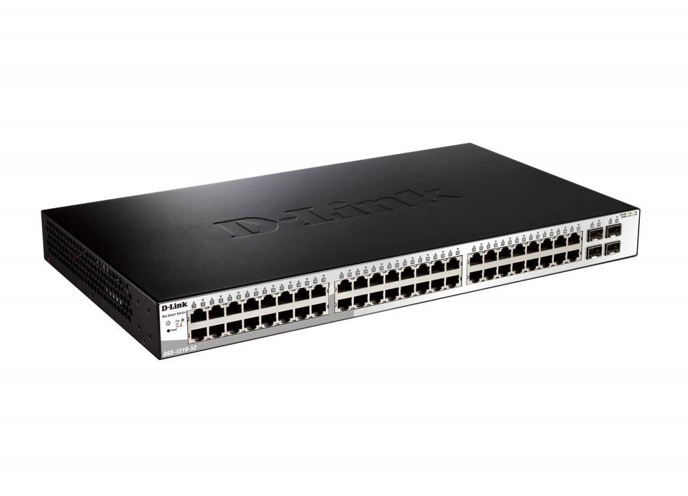 48 port Switch 10/100/1000 Base-T port with 4 x 1000Base-T /SFP ports fotó, illusztráció : DGS-1210-52