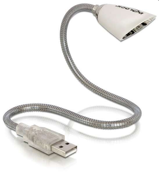 Delock USB Lámpa Fehér notebook kiegészítő ( 1 év gar.) - Már nem forgalmazott fotó, illusztráció : DL46234