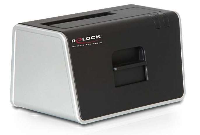 HDD dokkoló SATA to USB/eSATA Delock Docking station - Már nem forgalmazott ter fotó, illusztráció : DL61678