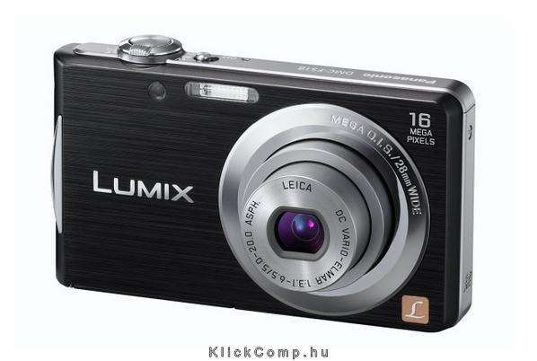 Panasonic fényképezőgép, fekete fotó, illusztráció : DMC-FS18EP-K