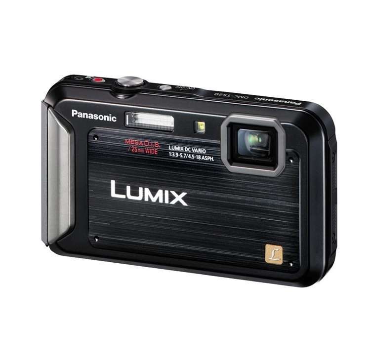 Panasonic fekete 16 MP digitális fényképezőgép fotó, illusztráció : DMC-FT20EP-K