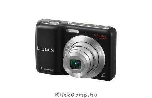 Panasonic fekete 14 MP digitális fényképezőgép 1 év fotó, illusztráció : DMC-LS5E-K