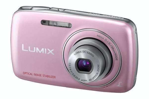Panasonic fényképezőgép, halvány rózsaszin fotó, illusztráció : DMC-S1EP-PA