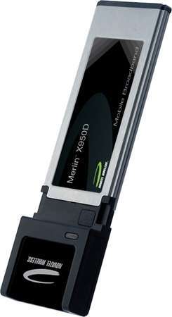 Dell Novatel Wireless Merlin X950D mobile card fotó, illusztráció : DNOVAX950D