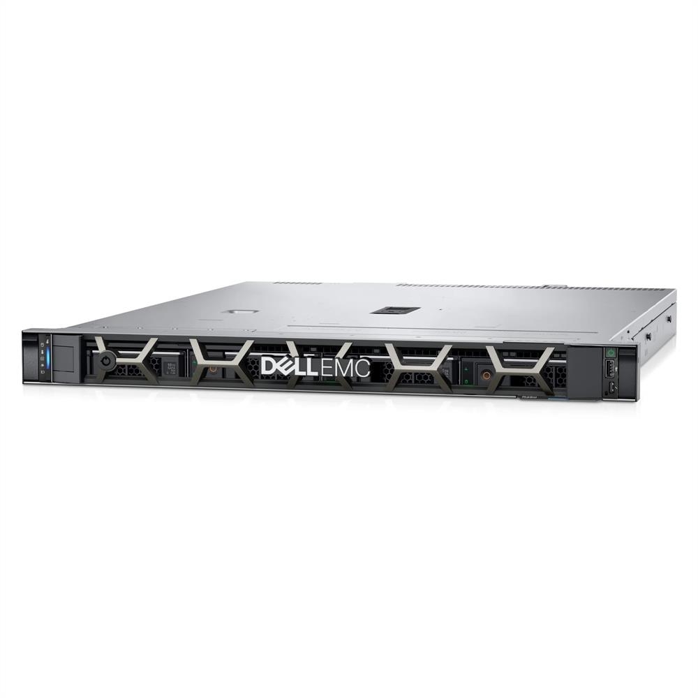 Dell PowerEdge R250 szerver 1xE-2334 1x16GB 1x480GB H355 rack fotó, illusztráció : DPER250-9