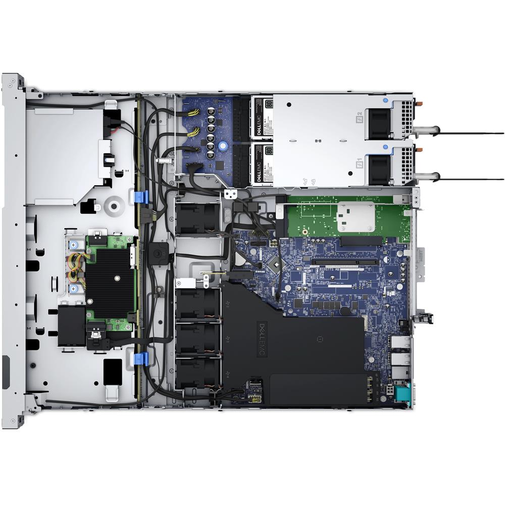 Dell PowerEdge R350 szerver 1xE-2336 1x16GB 1x600GB H755 rack fotó, illusztráció : DPER350-2