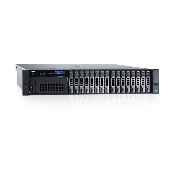 Dell PowerEdge R730 rack szerver 8CX E5-2630v3 2.4GHz 64GB 2x600GB H730 fotó, illusztráció : DPER730-17
