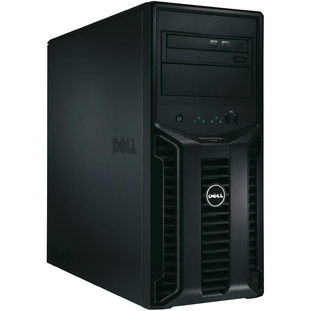 Dell PowerEdge T110 szerver QCX E3-1270v2 3.5GHz 8GB 2x1TB H200 5ÉV fotó, illusztráció : DPET110-91