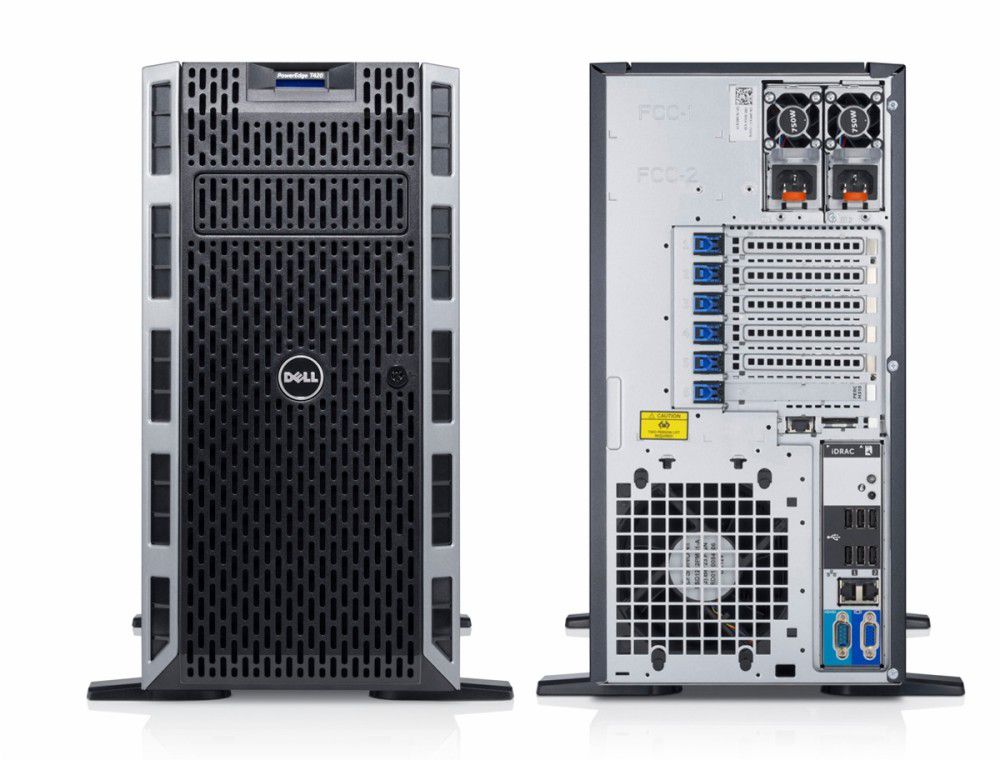 Dell PowerEdge T420 szerver QCX E5-2407v2 16GB 3x1TB H710p 2x1GB fotó, illusztráció : DPET420-42