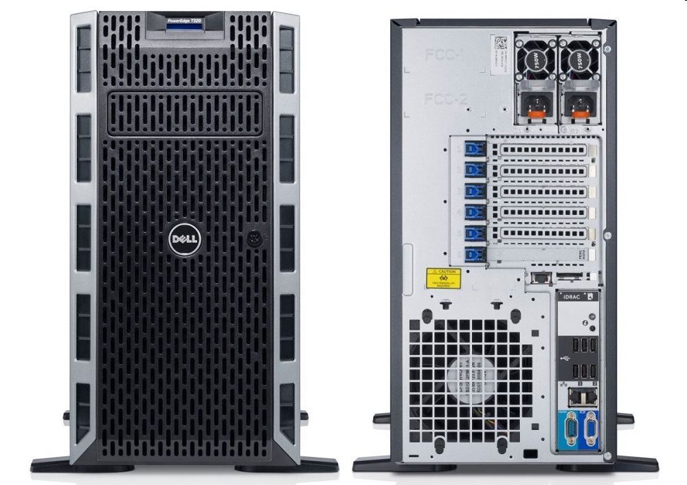 Dell PowerEdge T430 szerver E5-2620v4 16GB 2x600GB H730 torony fotó, illusztráció : DPET430-56