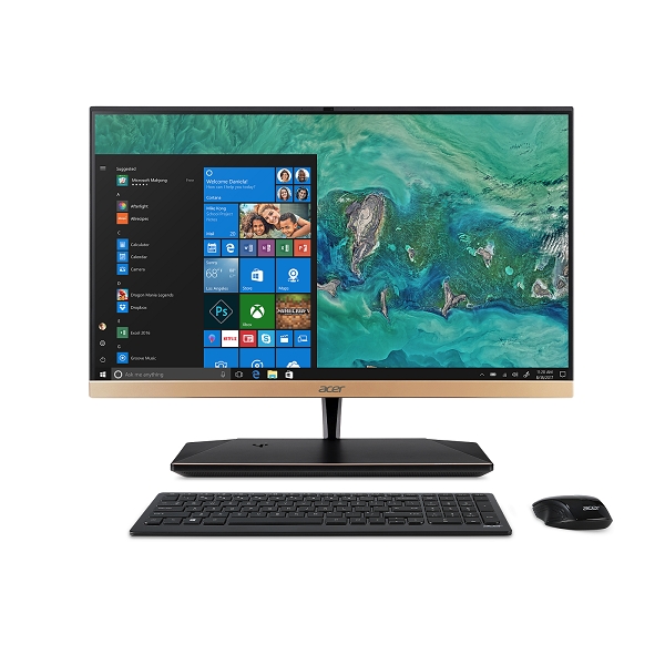 ACER AIO számítógép 23,8  FHD i5-8250U 8GB 256GB SSD 1TB HDD Win10home ACER S24 fotó, illusztráció : DQ.BA9EU.002