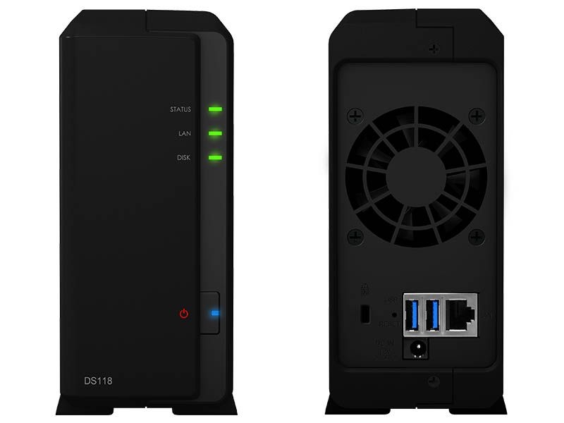 NAS 1 HDD hely Synology DiskStation DS118 fotó, illusztráció : DS118