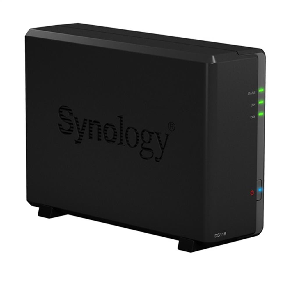 NAS 1 HDD hely Synology DS118 Disk Station fotó, illusztráció : DS118-NO-REG