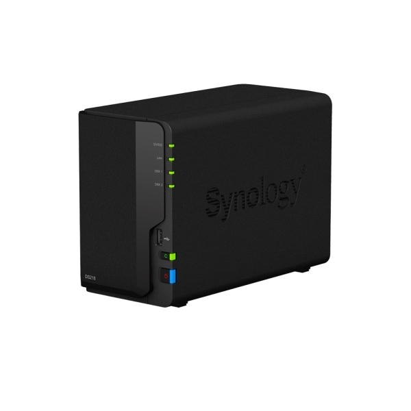 NAS 2 HDD helye Synology DiskStation DS218+ (2 GB) fotó, illusztráció : DS218-(2GB)