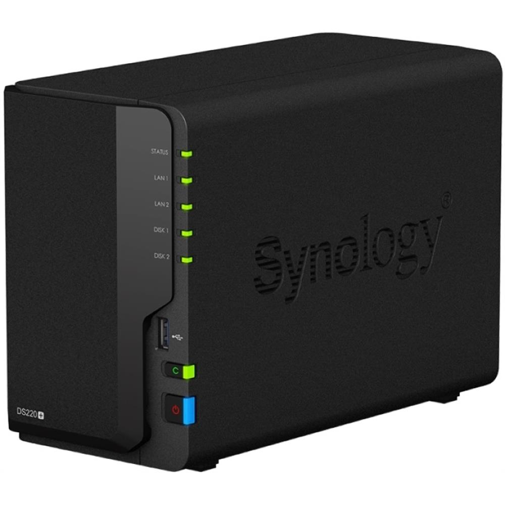 NAS 2 HDD hely Synology DS220+ fotó, illusztráció : DS220-2G