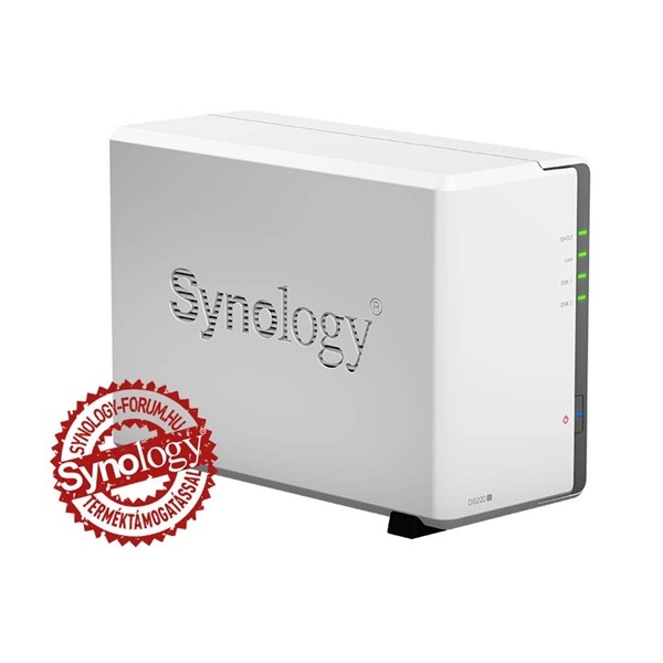 NAS 2 HDD hely Synology DiskStation DS220j fotó, illusztráció : DS220j