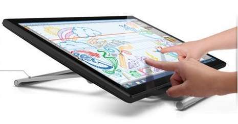 Monitor 21.5  LED Multi-Touch VGA DVI HDMI 1920x1080 Dell S2240T fotó, illusztráció : DS2240T